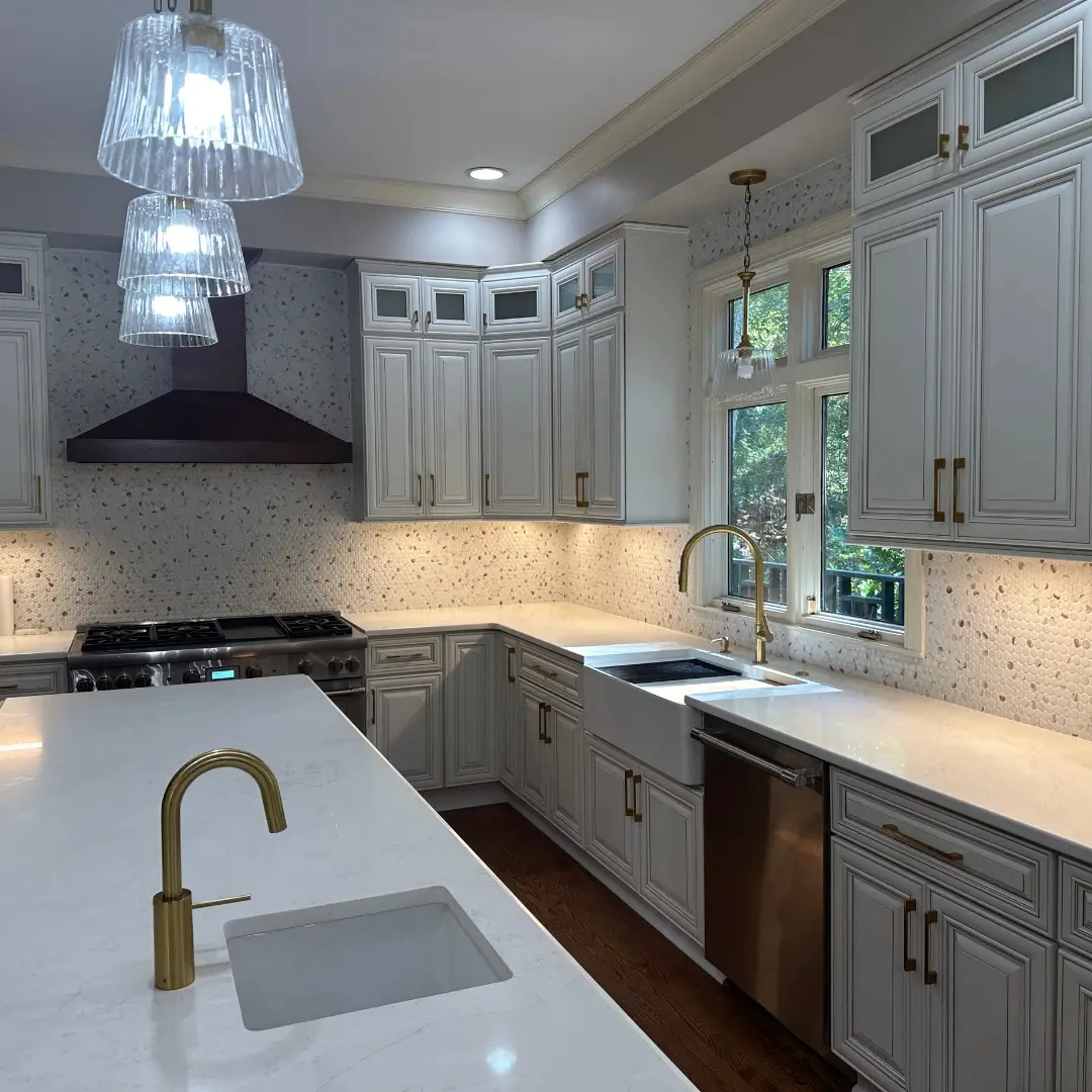Premium kitchen cabinet finishes Atlanta Georgia custom materials GG Kitchen and Bath